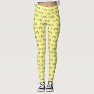 Leggings dessin animé mariage cheval & calèche