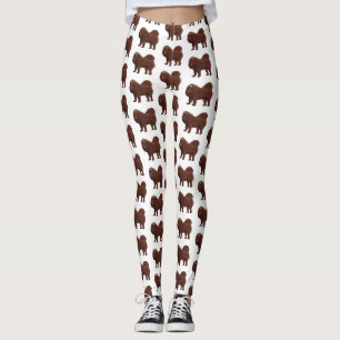Leggings dessin de Chien Tibétain Mastiff