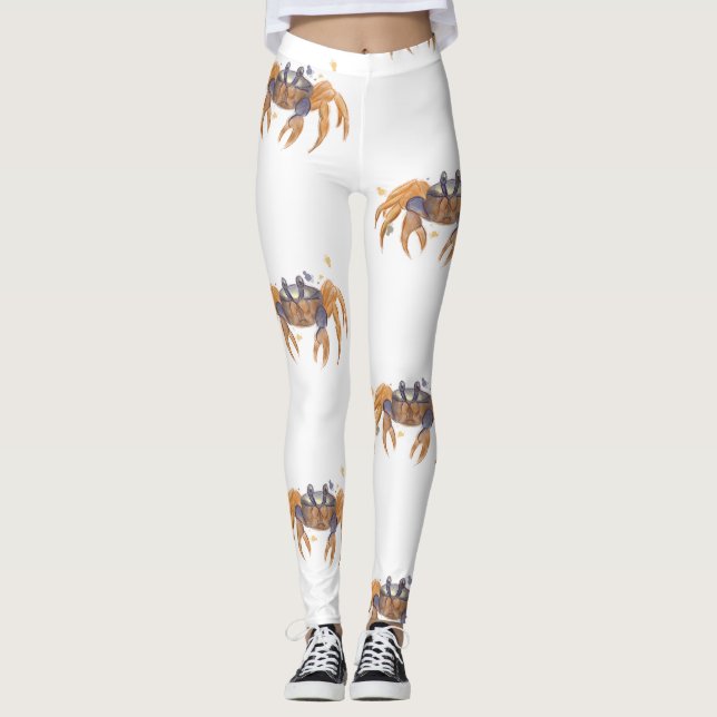 Leggings Dessin de crabe mou (Devant)
