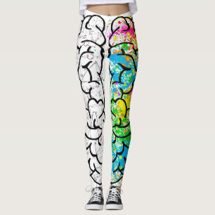 Leggings Dessin d'idée de psychologie cérébrale