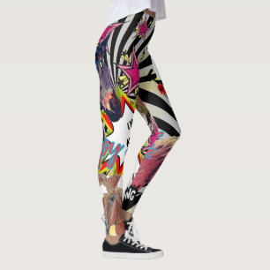 Leggings dessin humoristique