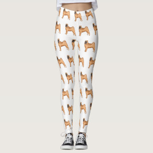 Leggings dessin humoristique chinois de chien Shar-Pei