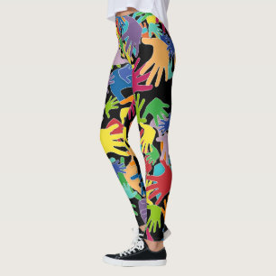 Leggings Dessins animés colorés et magnifiques sur toutes l