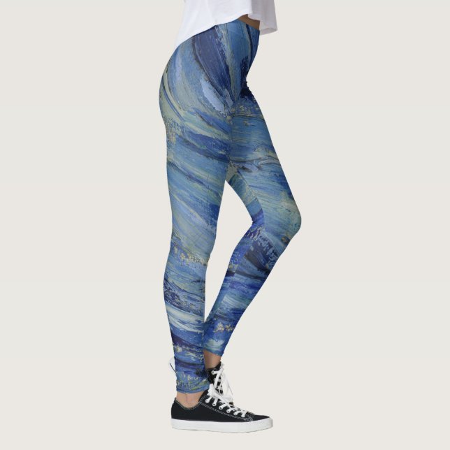 Leggings Détail "Starry Night" fermé par Van Gogh (Droite)