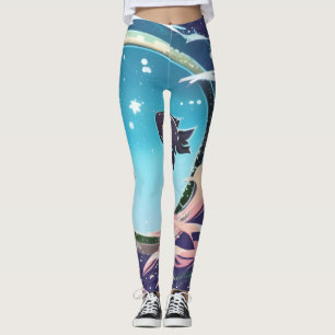 Leggings Deux poissons