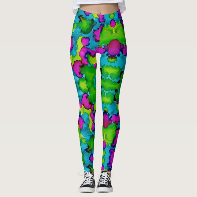 Leggings Déversement de rêves (Devant)