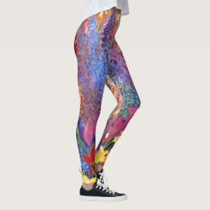 Leggings d'explosion florale_akfou
