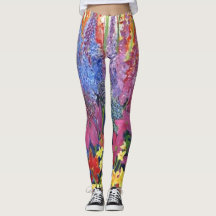 Leggings d'explosion florale_akfou