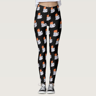 Leggings d'Halloween avec Leggings de Fantômes