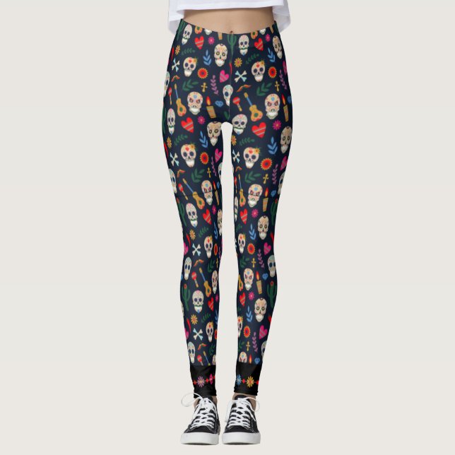 Leggings Dia De Los Muertos (Devant)