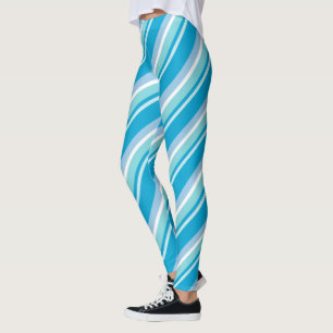 Leggings Diagonale Bleu clair