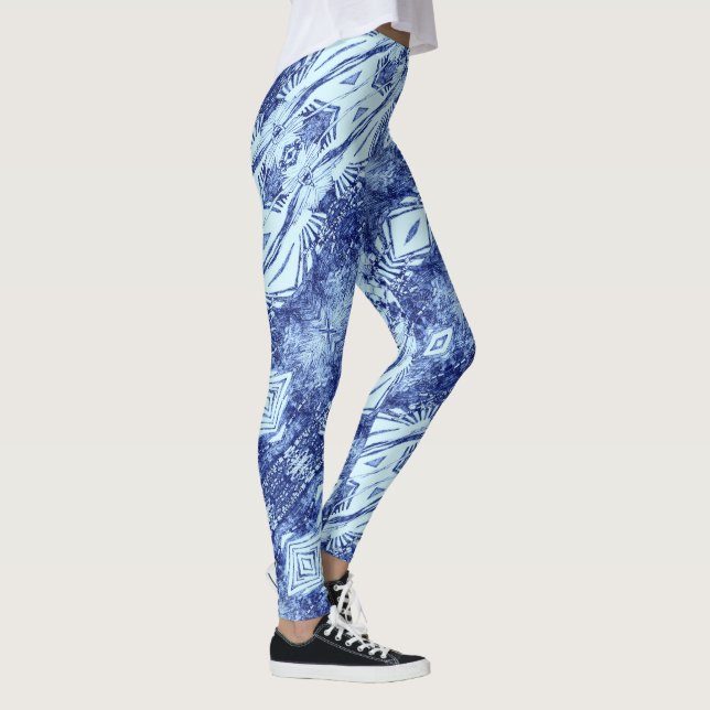 Leggings Diagonale bleue (Droite)