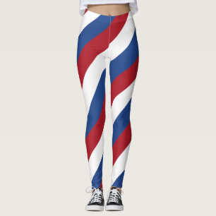 Leggings Diagonale des couleurs du drapeau national de Pays