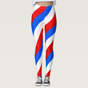 Leggings Diagonale des couleurs du drapeau national de Port