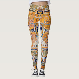 Leggings Diagramme cosmique Mandala pour la méditation