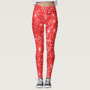 Leggings Diamant Rouge Blanc Gems Séquin Séquin Diamond