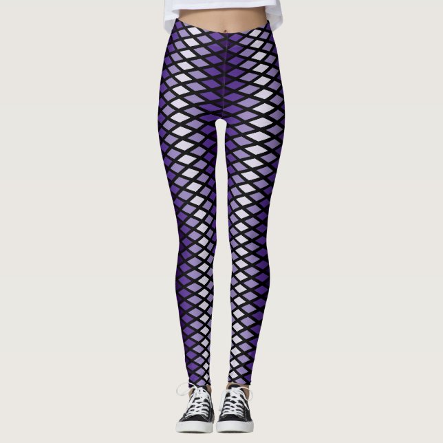 Leggings Diamant Violet Ombre (Devant)