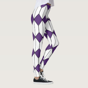 Leggings Diamants Art déco et hexagones