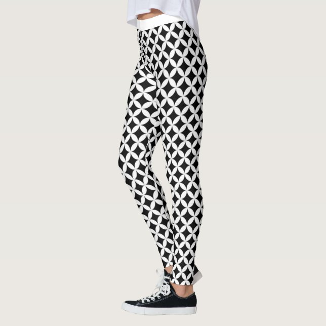Leggings Diamants géométriques (Gauche)