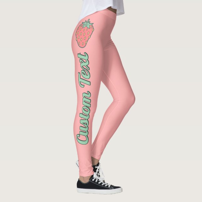 Leggings d'icônes fraises (Droite)