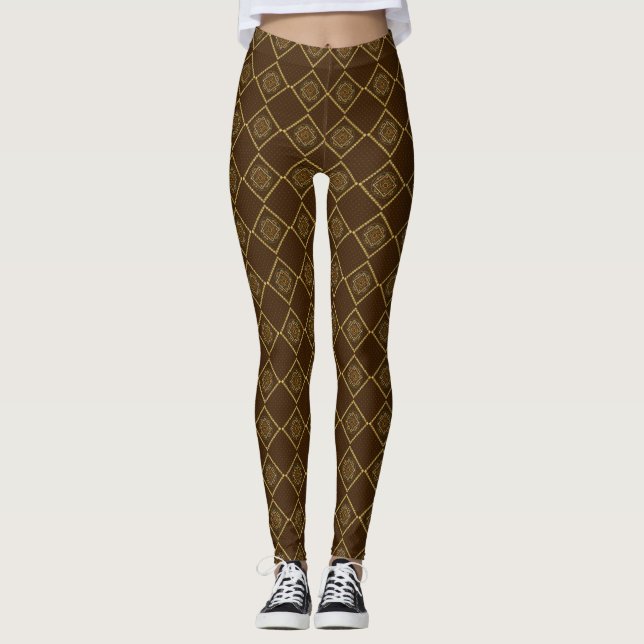 Leggings d'icônes Thanksgiving (Devant)