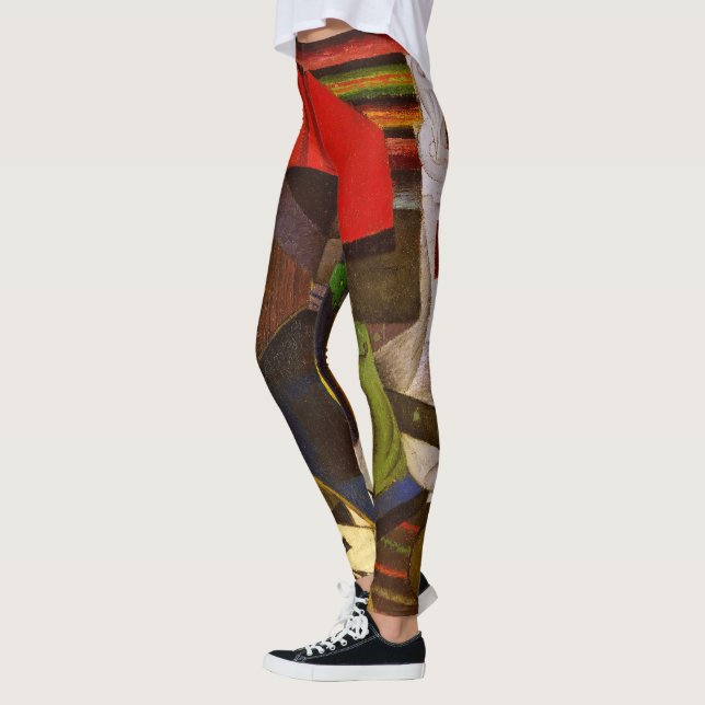 Leggings Diego Rivera Le Réveil Surrealisme Art (Gauche)