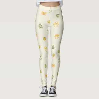 Leggings d'image de ferme animale