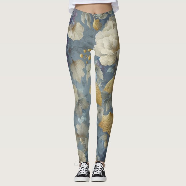 Leggings d'impression florale (Devant)