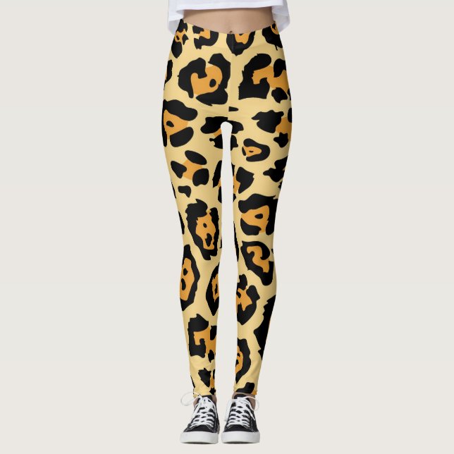 leggings d'impression jaguar (Devant)