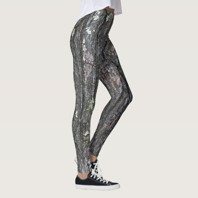 Leggings d'impression photo de l'arbre (Droite)