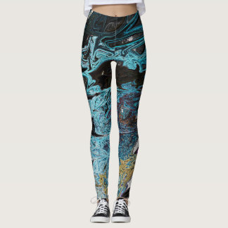 Leggings d'impression tout-en-un Abstratika