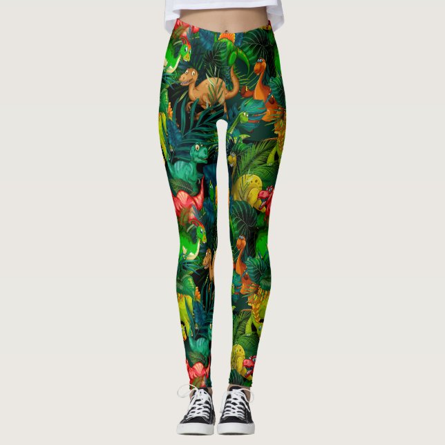 Leggings Dinosaur Park (Devant)