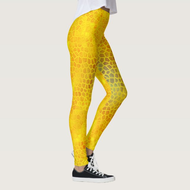Leggings Dinosaure d'or caché (Droite)