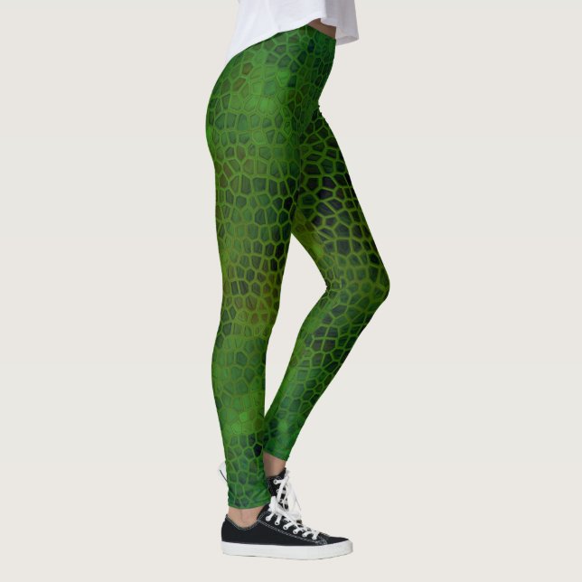 Leggings Dinosaure Vert Caché (Droite)