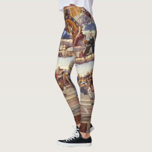 Leggings Disputation du Saint Sacrement par Raphael