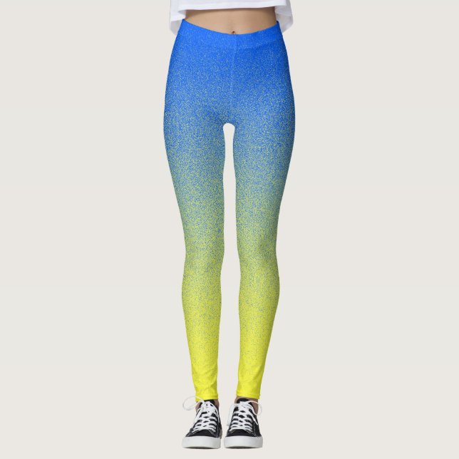 Leggings dissolvez la couleur 2 - customisez-la - yoga (Devant)