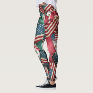 Leggings Distants mexicains/américains - États-Unis et Mexi