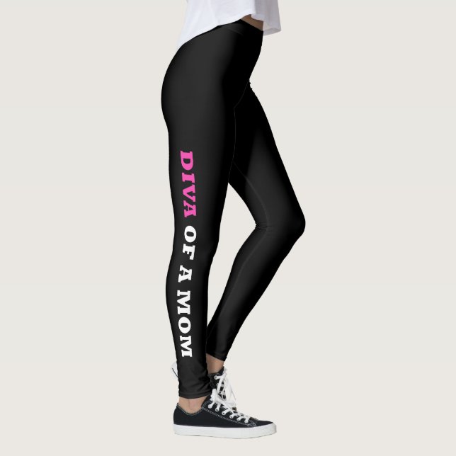 LEGGINGS "DIVA OF A MOM" LÉGGGINES (Droite)