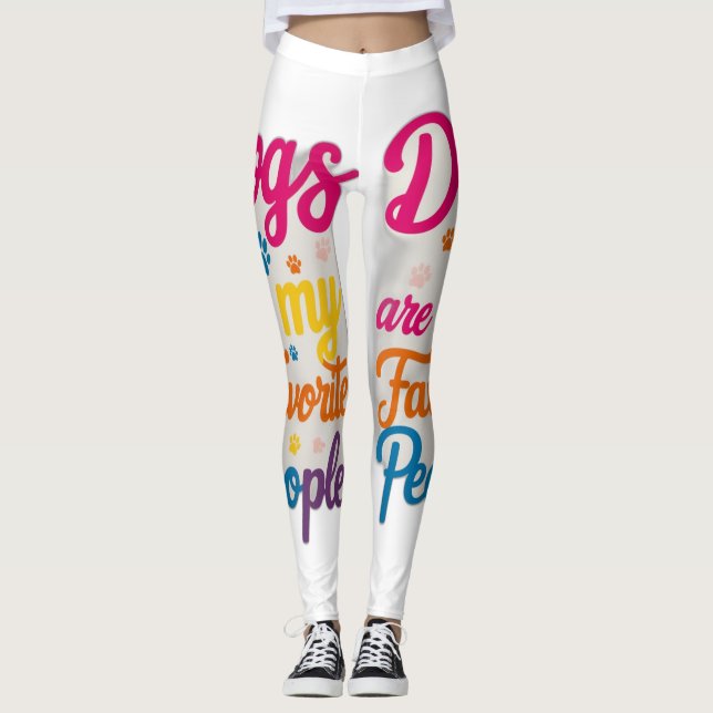 Leggings Dogs Are My Favorite People (Devant)