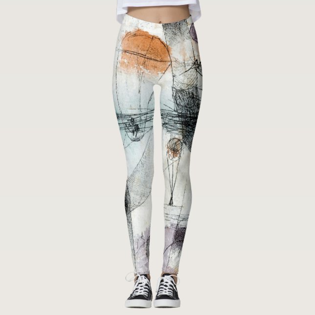 Leggings Domaine d'Air Paul Klee Expressionniste Abstrait (Devant)