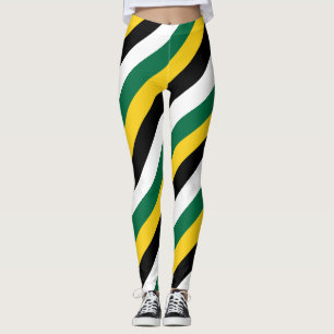 Leggings Dominique Couleurs du drapeau national diagonales