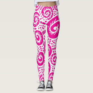 Leggings Doodle de coquille d'escargot 47
