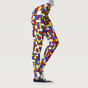 Leggings Doodle inspiré par Mondrian