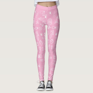 Leggings Doodle romantique