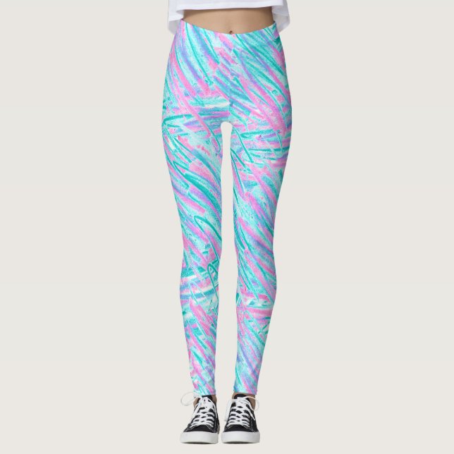 Leggings Doodly Neon Nostalgic (Devant)