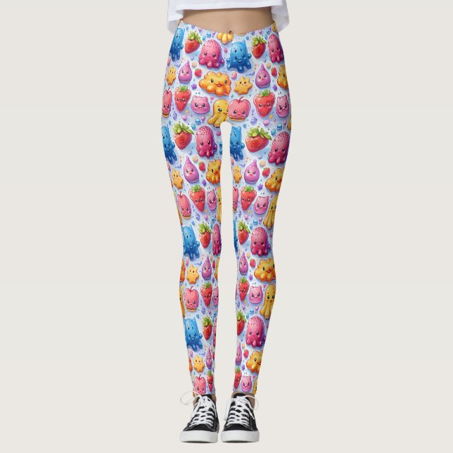 Leggings Douceurs gaies et amusantes (Devant)