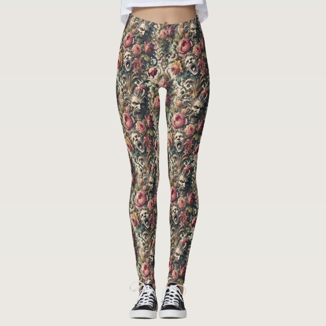 Leggings Douleurs baroques contre la faim - gothique victor (Devant)