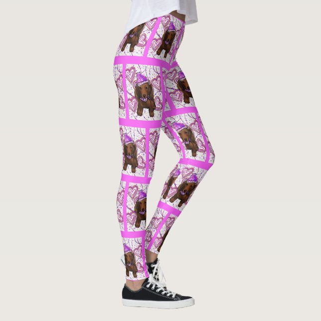 LEGGINGS DOXIE ROUX AUX CHEVEUX LONGS (Droite)