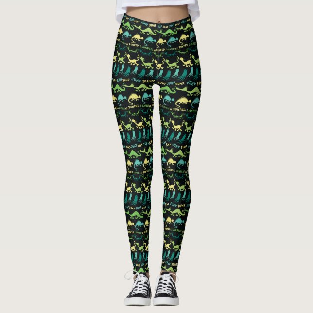 Leggings Dr. Seuss | modèle Halloween "Bump Jump" (Devant)