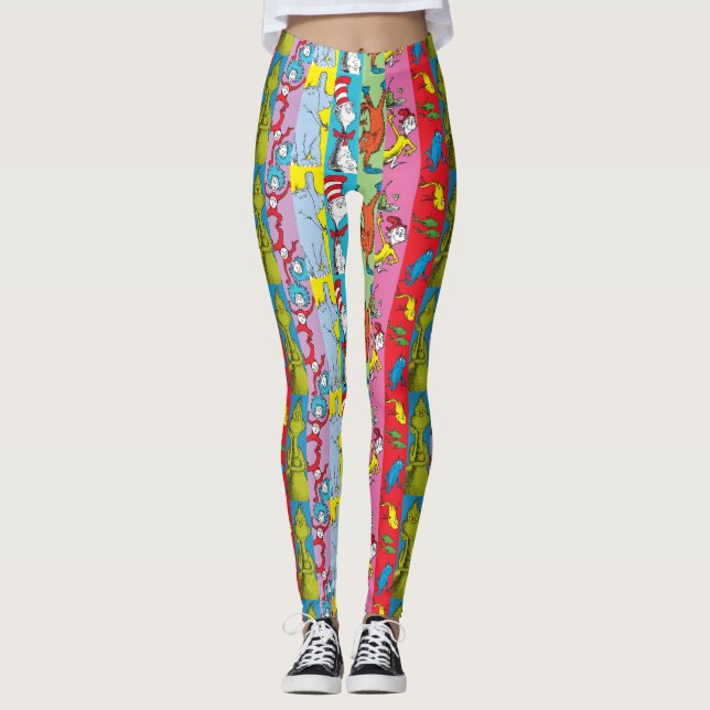 Leggings Dr Seuss | Tranche de caractères (Devant)